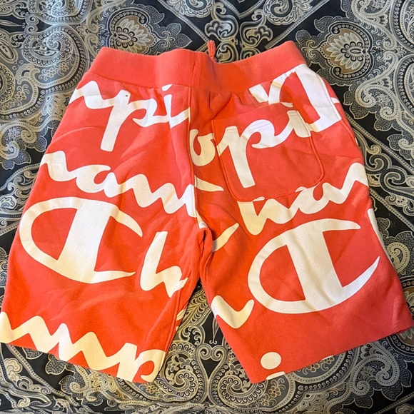 Champion Bold Red and White Athletic Shorts - Picture 3 of 3